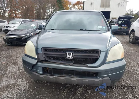 2005 Honda Pilot Ex-L from USA, damaged, VIN 2HKYF18615H559891